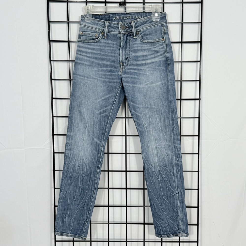 American Eagle Next Level AirFlex Stone Wash Slim Jeans Mens 26x28 Denim Casual